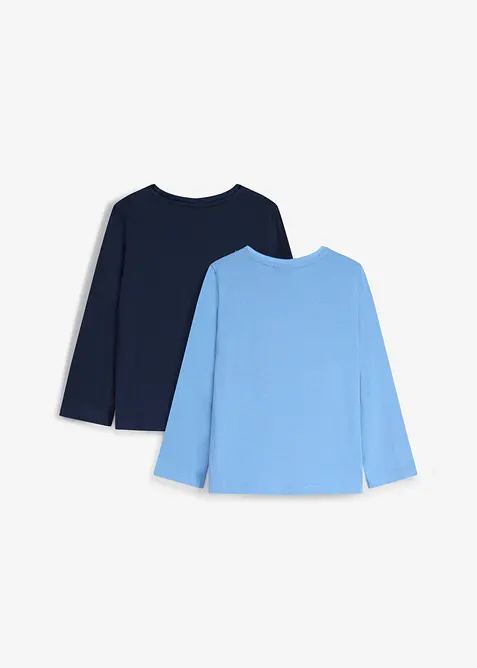 Maglia a maniche lunghe Lurchi in cotone biologico morbido (pacco da 2), Lurchi