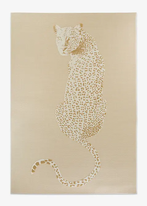 Tappeto da interno ed esterno con leopardo, bonprix