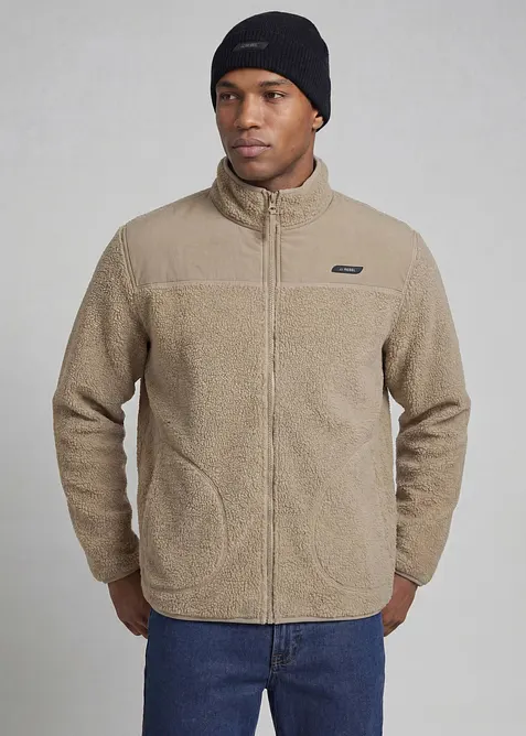 Giacca JJ REBEL in pile teddy, JJ REBEL