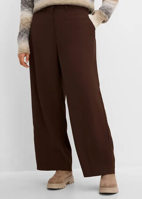 Pantaloni larghi con elastico in vita, bonprix