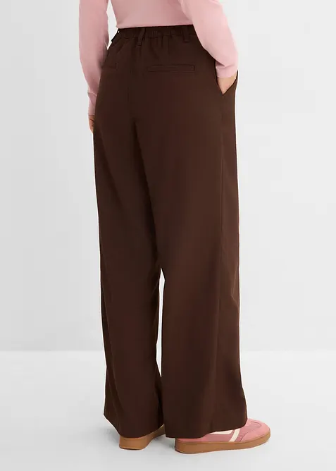 Pantaloni larghi con elastico in vita, bonprix
