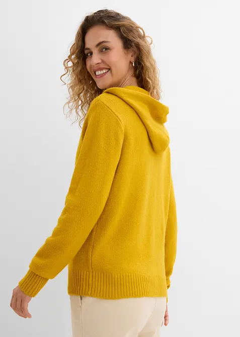 Cardigan con cappuccio, bonprix