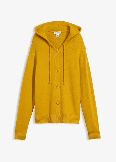 Cardigan con cappuccio, bonprix