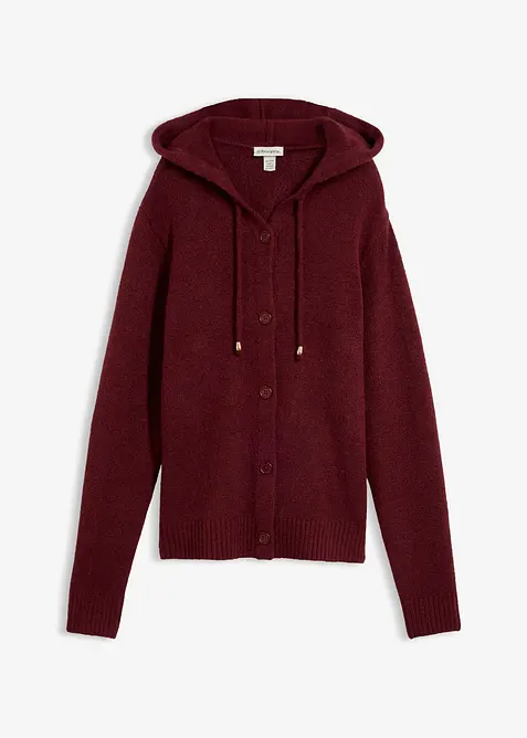 Cardigan con cappuccio, bonprix
