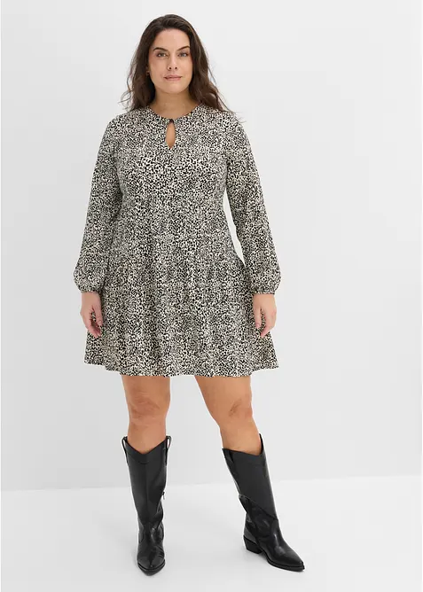 Abito di jersey a maniche lunghe, bonprix