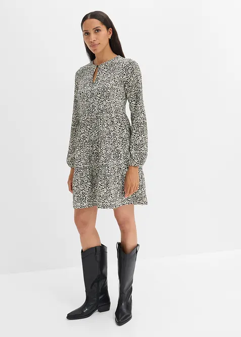 Abito di jersey a maniche lunghe, bonprix