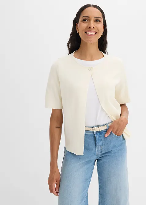 Cardigan in misto cotone, bonprix