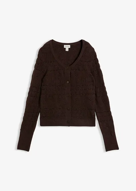 Cardigan traforato, bonprix