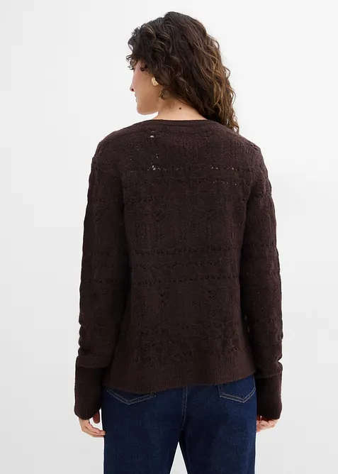 Cardigan traforato, bonprix
