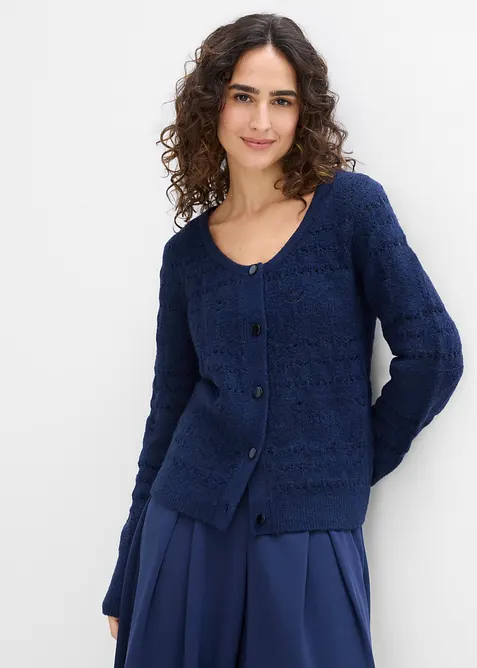 Cardigan traforato, bonprix