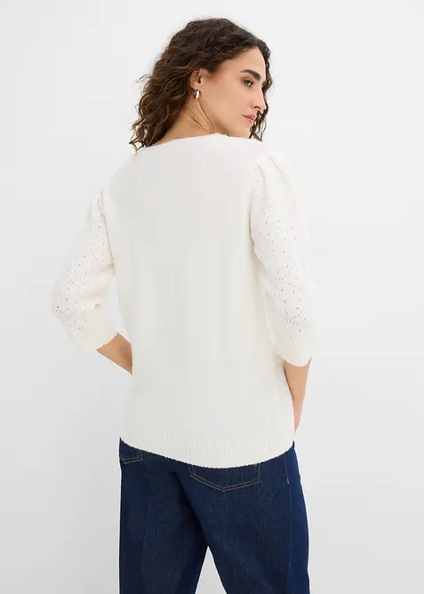 Maglione traforato, bonprix