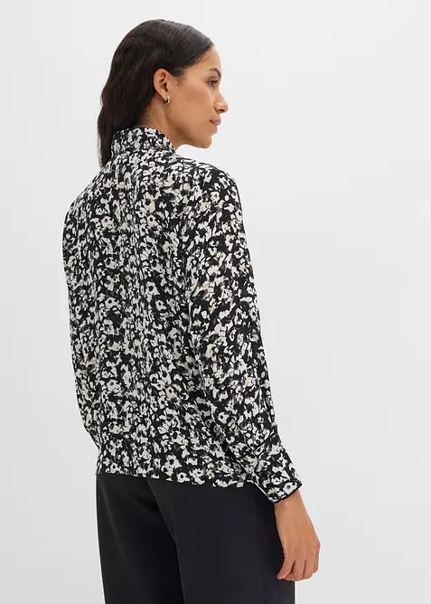Blusa con sciarpina da annodare integrata, bonprix