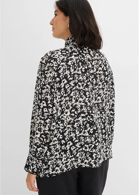 Blusa con sciarpina da annodare integrata, bonprix