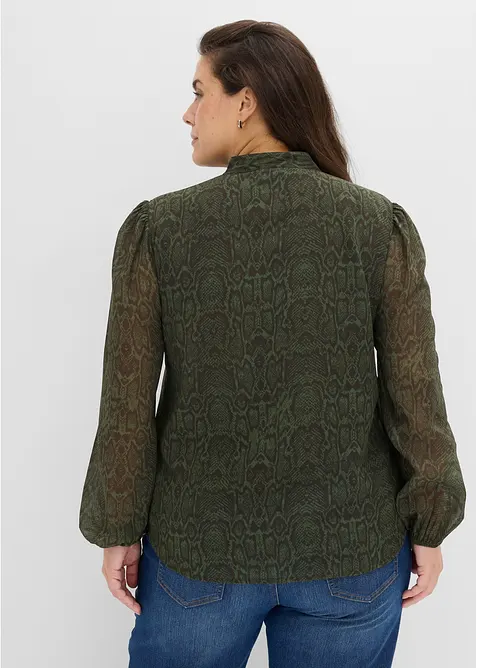 Blusa con dettagli in pizzo, bonprix