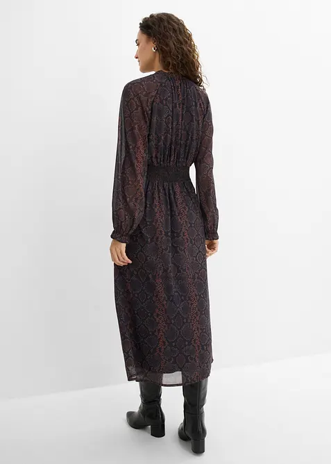 Abito di chiffon con maniche ampie, bonprix