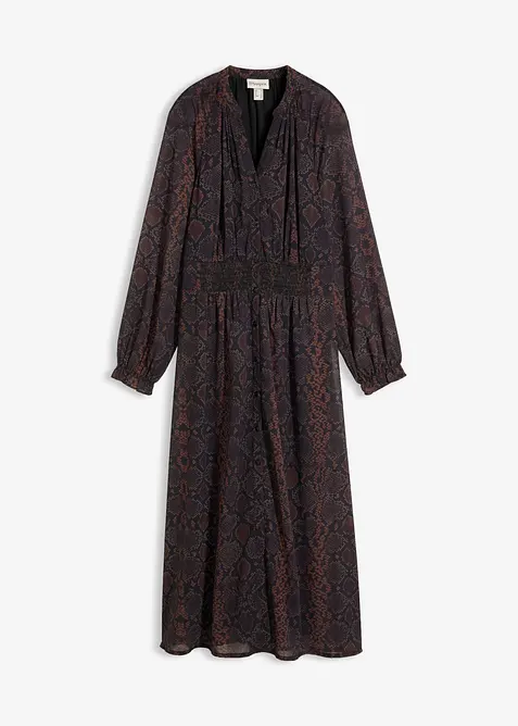 Abito di chiffon con maniche ampie, bonprix