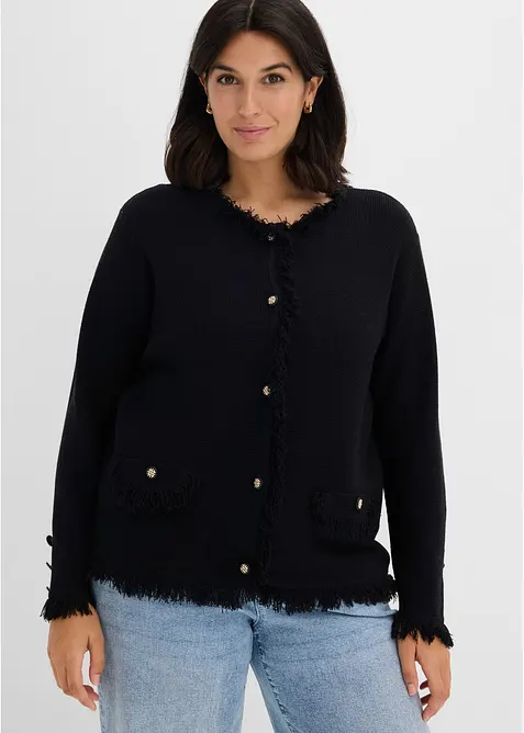 Cardigan in boucl&eacute;, bonprix
