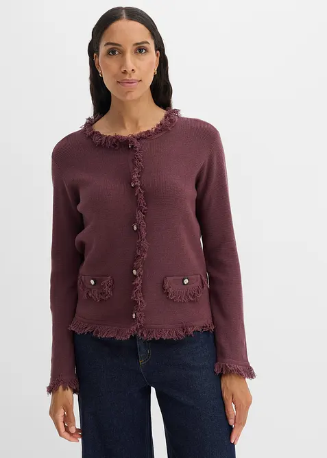 Cardigan in boucl&eacute;, bonprix