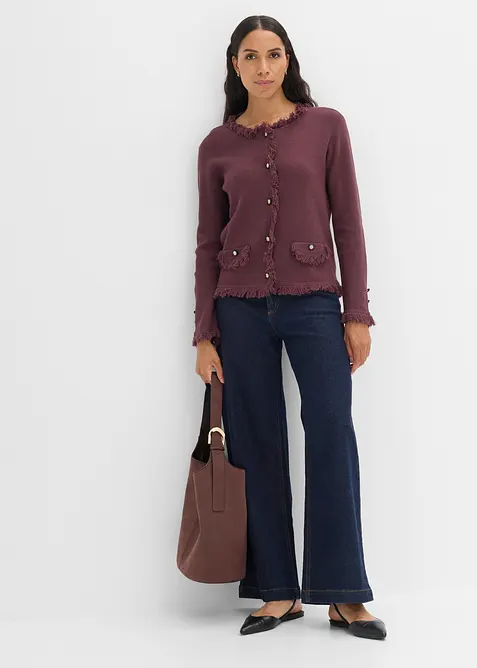 Cardigan in boucl&eacute;, bonprix