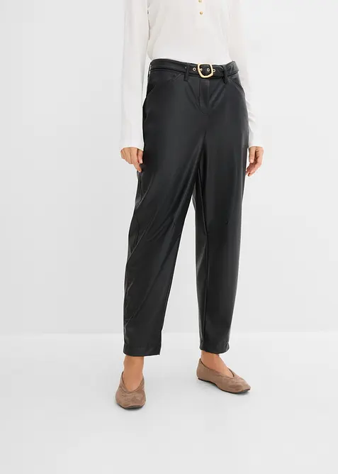 Pantaloni in similpelle, bonprix