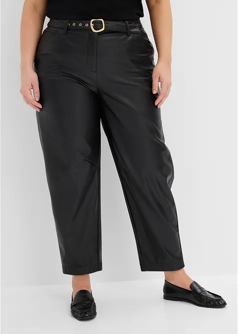 Pantaloni in similpelle, bonprix