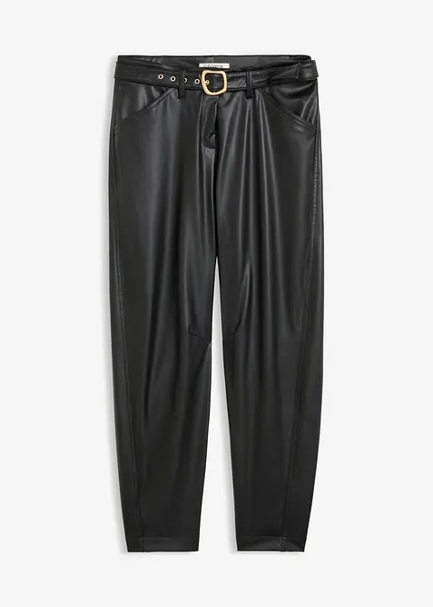 Pantaloni in similpelle, bonprix