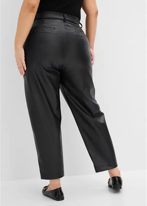 Pantaloni in similpelle, bonprix