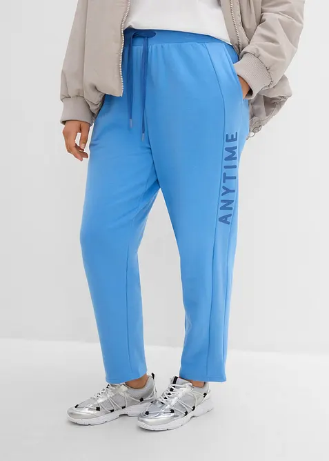 Pantaloni da jogging in misto cotone biologico elasticizzato, bonprix