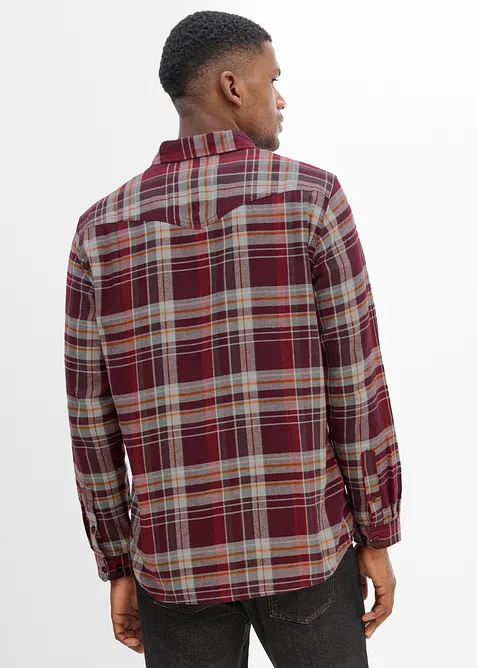 Camicia di flanella in puro cotone, bonprix