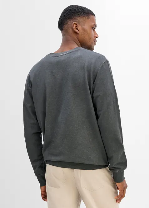 Felpa in puro cotone, bonprix