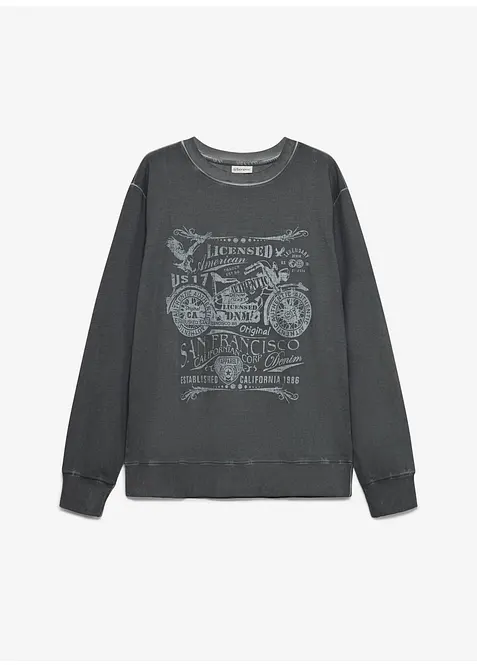 Felpa in puro cotone, bonprix