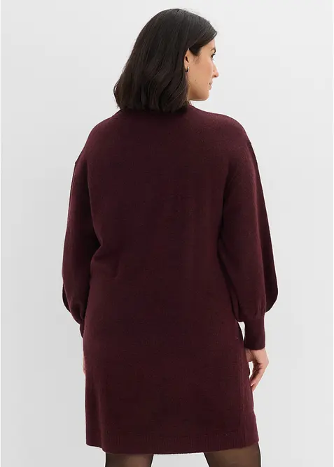 Abito in maglia con fiocco, bonprix