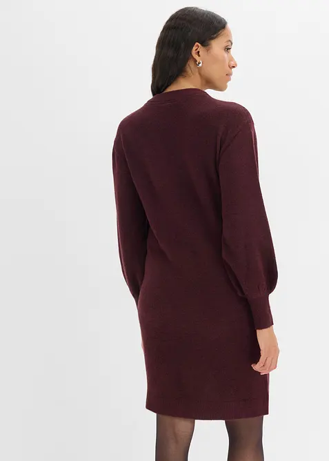Abito in maglia con fiocco, bonprix