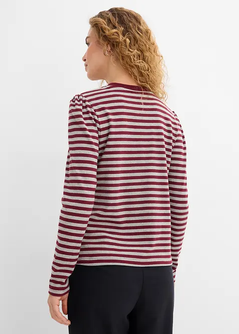 Maglia a maniche lunghe in misto cotone pesante, bonprix