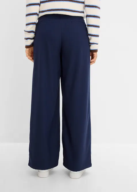 Pantaloni in misto viscosa effetto lana, bonprix