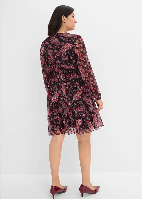 Abito in mesh morbido, bonprix