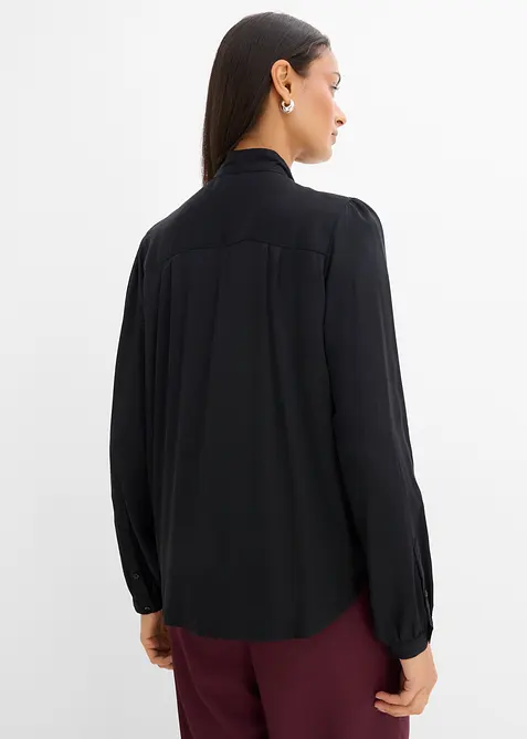 Blusa in puro modal con sciarpina integrata, bonprix