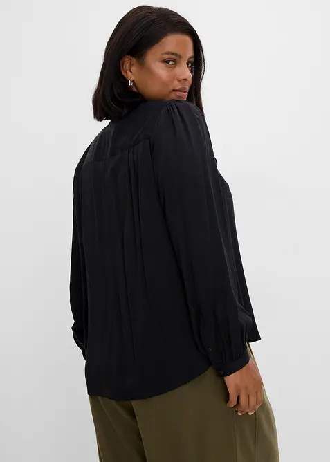 Blusa in puro modal con sciarpina integrata, bonprix