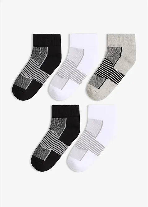 Calzini sportivi con interno in spugna (pacco da 5), bonprix