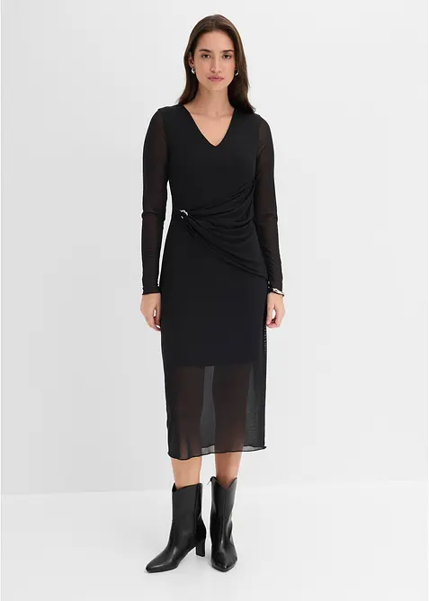 Abito di jersey sciancrato, bonprix