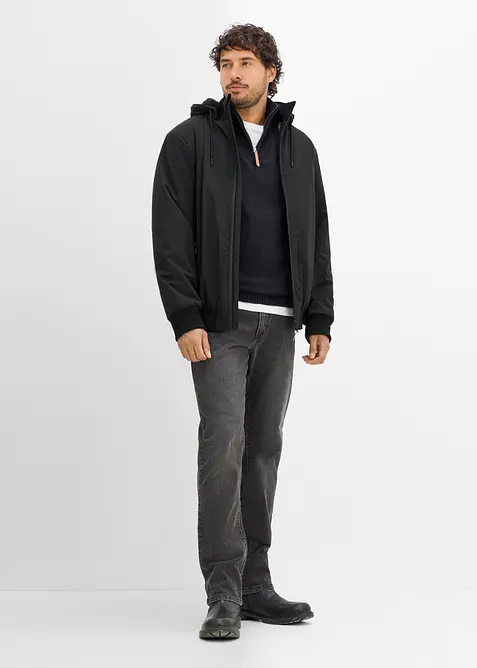 Bomber invernale impermeabile con caldo e morbido pile effetto peluche., bonprix