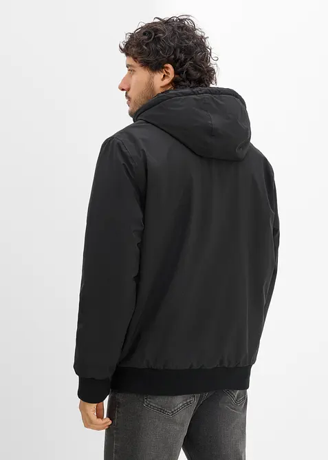 Bomber invernale impermeabile con caldo e morbido pile effetto peluche., bonprix