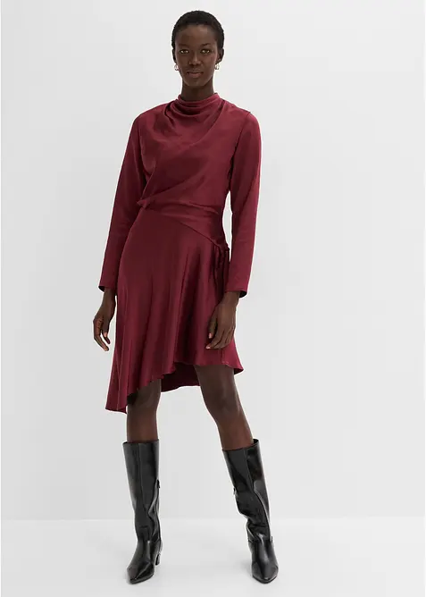 Abito midi in satin, bonprix