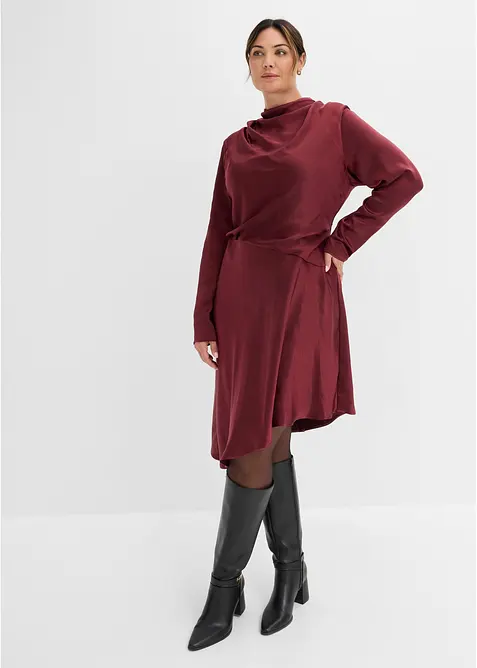 Abito midi in satin, bonprix