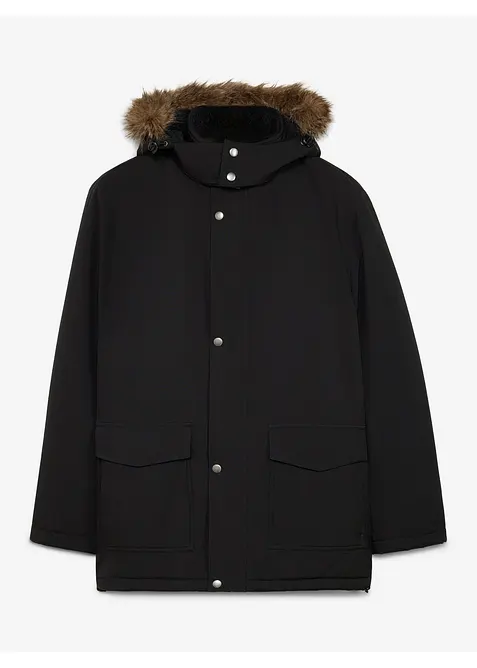 Parca tecnico impermeabile con cappuccio staccabile, bonprix