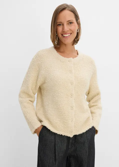 Cardigan teddy, bonprix