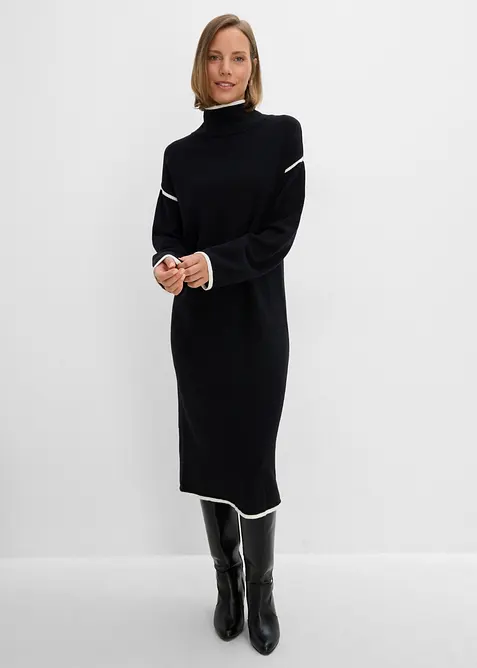 Abito in maglia di misto cotone, bonprix