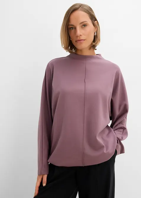 Maglia a maniche lunghe in cotone biologico pesante, bonprix