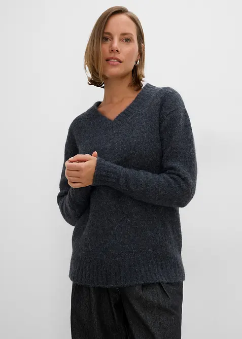 Maglione con percentuale di lana, bonprix
