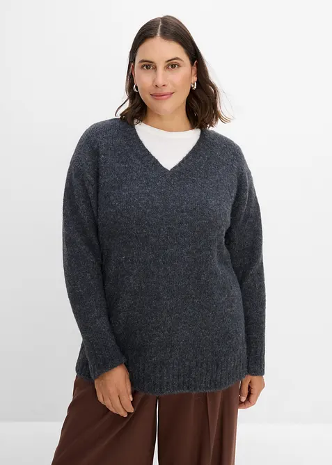 Maglione con percentuale di lana, bonprix